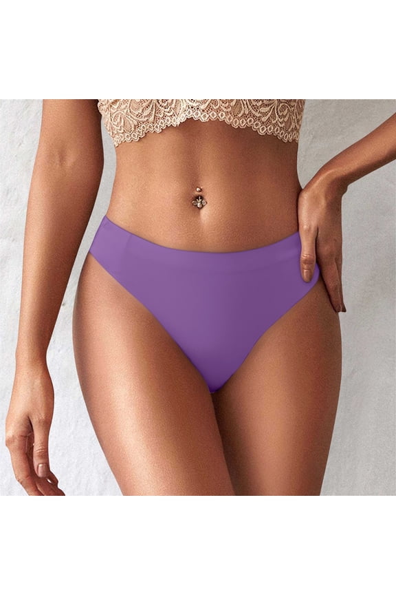 Women’S Soft Comfortable No Show Briefs Low Rise Breathable Daily Panties Portable Disposable Briefs