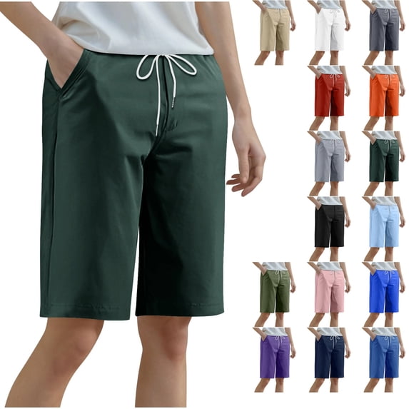 Women'S Solid Color Short Yoga Wear Fitness Sports Tennis High-Waisted Shorts Gym Short Athletic Stretchy Sport Elasticity Sweatpants Women