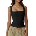 thumbnail image 1 of Women'S Square Neck Sleeveless Tank Tops, 1 of 7