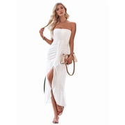 Double High Slit Dress