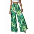 thumbnail image 1 of Women'S Stretchy Wide Leg Palazzo Lounge Pants Casual Comfy Middle Waist Palazzo Pants Style, 1 of 4