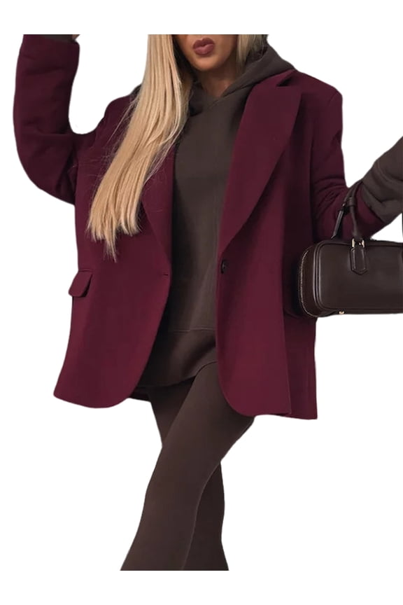 Women'S Stripe Lounge Set Drop Shoulder Oversized Fleece Hoodie Workout Leggings Two Piece Outfits Brown M