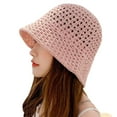 thumbnail image 1 of Women'S Summer Bow Large Floppy Folding-Wide Brim Cap Sun Straw Beach-Bucket-Hat P2B8, 1 of 6