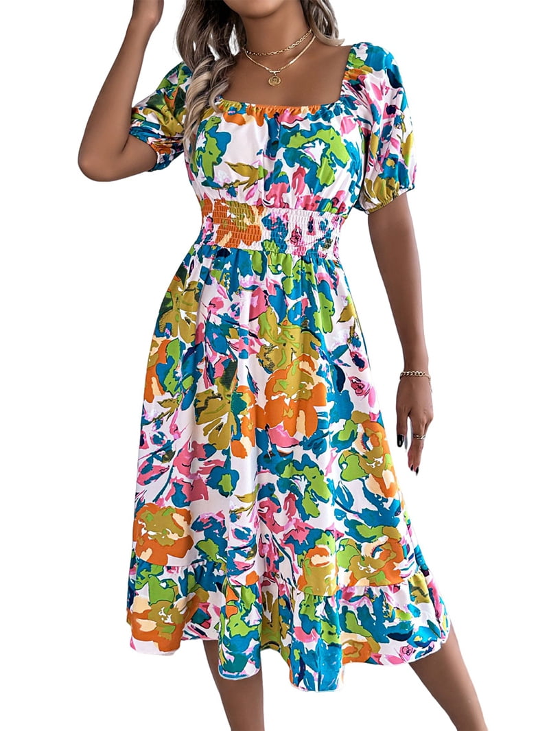 chiffon dresses for wedding guests Elegant A-Line V-Neck Waist Trimmed Guest Dress Weekly Deal-20250926 US Size:4-5Y Kimono Dressing Gown -