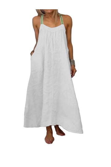 mini white dress Open Back Flare Mini Dress