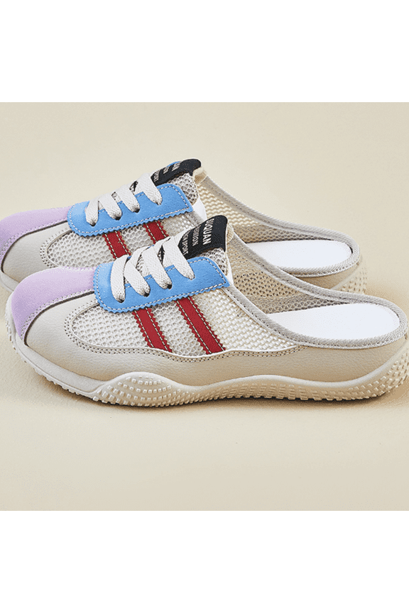 Women'S Summer Half New Women'S Thick-Soled And Casual Beach Baotou Outer Wear One-Step, Women Shoes, Sneakers