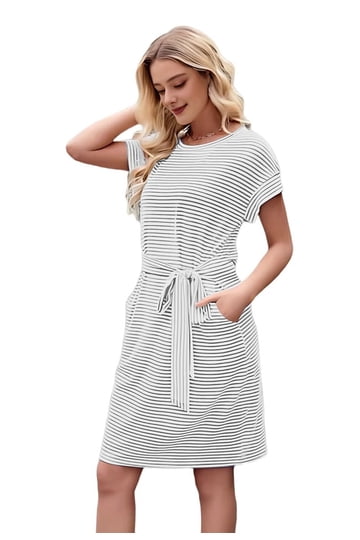 Striped Tshirt Dress