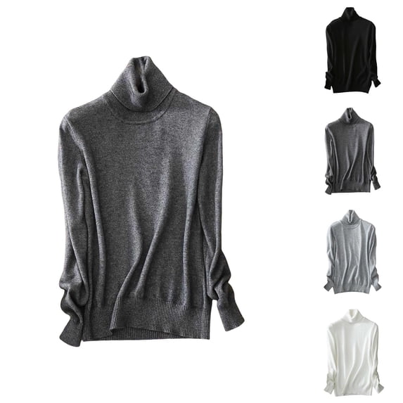 Women'S Sweaters, Turtleneck Sweaters for Women, Knit Pullover Design, Comfort Top for Everyday