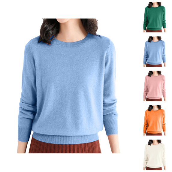 Women'S Sweaters, Wool Base Layer Sweaters for Women, Crewneck Long Sleeve Shirt, Comfort Top for Travel and Hiking Use