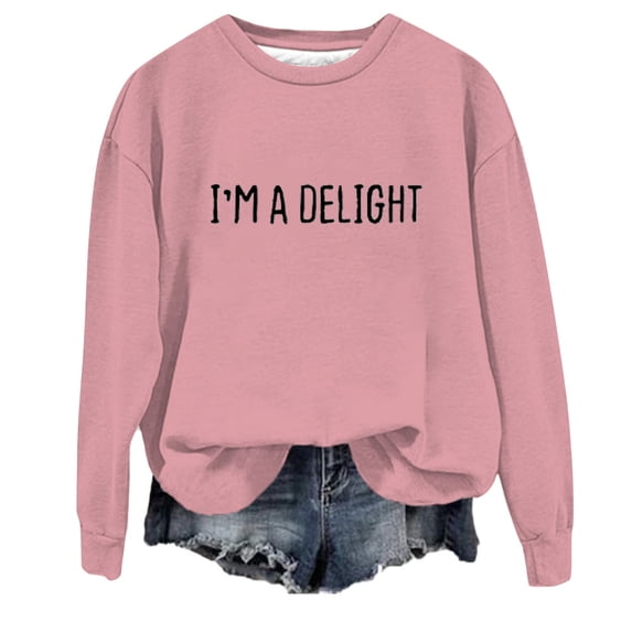 Women'S Sweatshirt Long Sleeve Sweatshirt Sweatshirt Pullover Women Pink Sweat Shirt Winter Outfits for Women 2025 Women Fashion