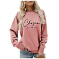thumbnail image 1 of Women’S Sweatshirt Long Sleeve Sweatshirt Womens Pullover Sweatshirts Rose Gold Crewneck Sweatshirts Fall Clothes Women Trendy Clothes, 1 of 4