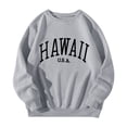 thumbnail image 1 of Women’S Sweatshirt Womens Long Sleeve Sweatshirt Pullover for Women Grey Women'S Crewneck Sweatshirts Fall Clothing Women Trendy Womens Clothes, 1 of 3