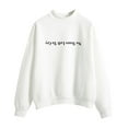 thumbnail image 1 of Women’S Sweatshirt Sweat Shirts Women Long Sleeve Oversized Pullover for Women White Crewneck Sweatshirts Women'S Fall Clothes Cute Sweatshirt, 1 of 3