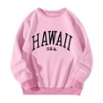 thumbnail image 1 of Women'S Sweatshirt Sweat Shirts Women Long Sleeve Women’S Pullover Pink Plain Crewneck Sweatshirt Winter Clothes Preppy Clothes Teen Girl, 1 of 3