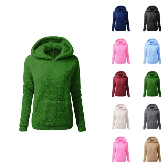 Women'S Sweatshirt Women's Solid Color Sweatshirt Women Long Sleeve Letter Solid Color Hoodie Sweatshirts Pullover Sweatshirts Top Blouse