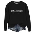 thumbnail image 1 of Women’S Sweatshirt Womens Long Sleeve Sweatshirt Pullover Sweatshirt Black Sweatshirt Winter Clothes for Women Comfy Clothes, 1 of 3