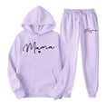 thumbnail image 1 of Women'S Sweatsuits 2 Piece Hoodie Sweatshirt Jogger Pants Lounge Fall Essentials Women Outfits Sets, 1 of 2