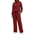 thumbnail image 1 of Women'S Sweatsuits - Long Sleeve Sweatshirt With Sweatpants Matching Lounge Sets for Women Womens Fall Sets, 1 of 6