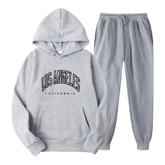 Women'S Sweatsuits Two Piece Hoodie Long Sleeve Sweatshirt with Wide Leg Pants Lounge Womens Fall Clothing Travel Essentials