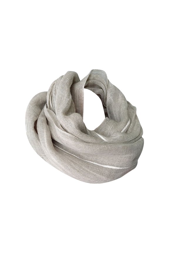 Women'S Thick Ribbed Knitted Winter Infinite Circle Scarf-Tic-Tac-Toe Check