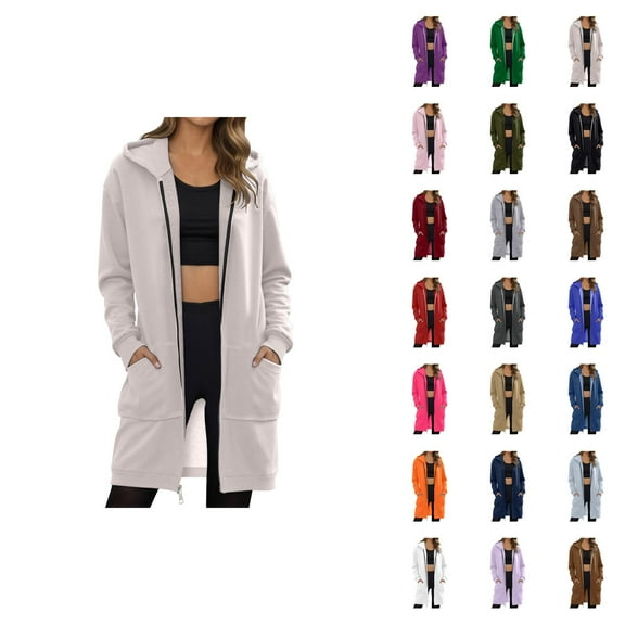 Women'S Tops Women's Solid Sweatshirt Women's Casual Pants High Waist Comfortable Trousers For Daily Wear Gym Hiking Hooded Sweatpants With Pockets Winter Fall Loungewear