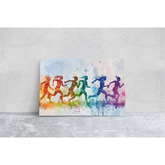 Women S Track Girls Field Sports Woman Sports Girls Wall Decor Unframed Paper Print