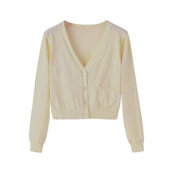 Women'S Trendy Cardigan Knitting Outwear Cozy Clothing Long Sleeve Sweater Loose Button Down Casual Open Front Jacket Lightweight Khaki XXXXL