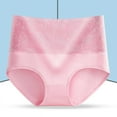 thumbnail image 1 of Women'S Tummy Control Briefs Comfortable Cotton High Waist Underwear Women Sexy PantiesPinkXXL, 1 of 3