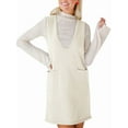 thumbnail image 1 of Women'S V Neck Sleeveless Knitted Solid Short Sweater Dress with Pockets  XL, 1 of 8