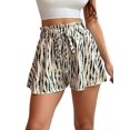 thumbnail image 1 of Women'S Wide Leg Casual Shorts Elastic High Waist Shorts Summer Lightweights Shorts for Women with Black Dots M, 1 of 9