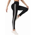 thumbnail image 1 of Women'S Yoga Lounge Leggings with Double Stripe Design, Comfort Fit, Non-See Through, 1 of 7