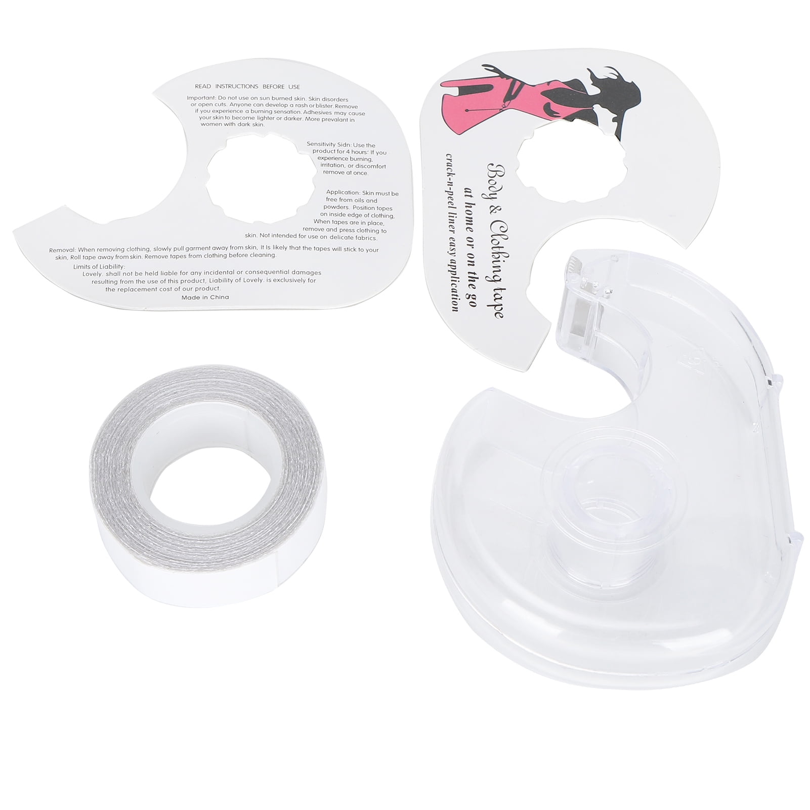 Gresahomtaohuieu Body Double Sided Tape 3 Rolls Self Adhesive Clothes | Cyprus