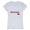 thumbnail image 1 of Women Saint Josephs University Hawks Script T-Shirt, White - Large, 1 of 1
