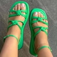 thumbnail image 1 of Women Sandals Ankle Strap Summer Sandals Heels Shoes Women Platform Sandalias Mujer Elegant Woman Heeled Shoes Summer Footwear, 1 of 2