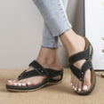 thumbnail image 1 of Women Sandals Clearance 2023! Pejock Women's Flip-Flops with Arch Support Casual Comfortable Slippers Platform Flip Flops Slippers Summer Athletic Outdoor Beach Sandals Non-Slip, 1 of 6