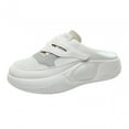 thumbnail image 1 of Women Sandals Lazy White Shoes Half Slippers for Hiking Shorts Spring Summer 35, 1 of 9
