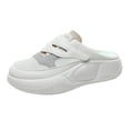 thumbnail image 1 of Women Sandals Lazy White Shoes Half Slippers for Hiking Shorts Spring Summer 38, 1 of 9