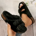 thumbnail image 1 of Women Sandals Lightweight Comfortable Breathable Adjustable Buckle Cork Footbed Slides Slip-On Strappy Design, 1 of 9