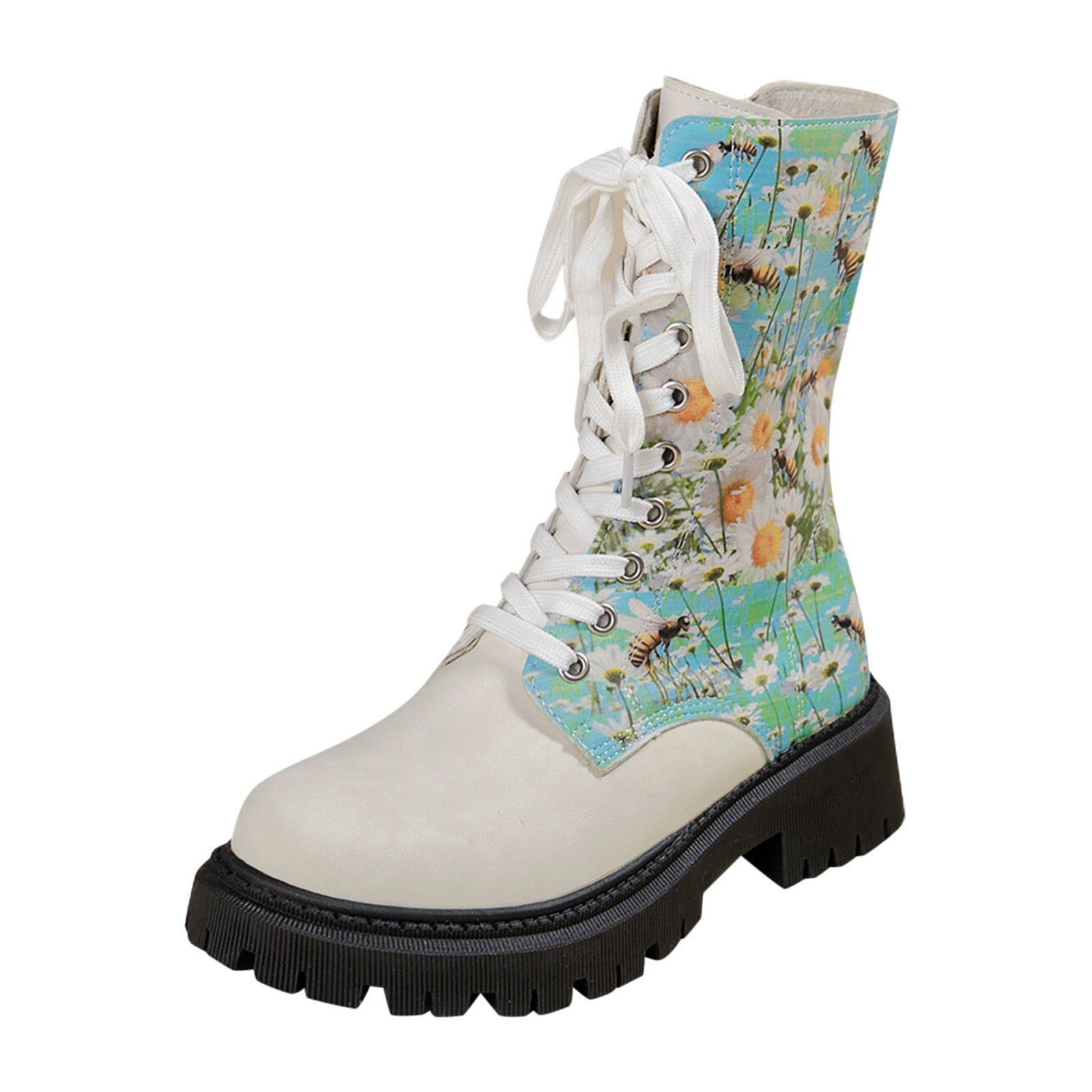 Women Sandals Size 8 Women Dress Casual Shoes Beautiful Print Western