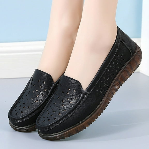 Women Sandals Under $15, Xunlbb Women's Fashion Casual Spring New Style Solid Color Hollow Breathable Shoes(Black,Size:38)