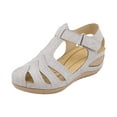 thumbnail image 1 of Women Sandals clearance for Juebong Orthopedic Sandals for Women, Women Walking Slippers with Arch Support Anti-Slip Breathable Sandal Vintage Slip On Sandals Women Dressy Summer Flat, 1 of 5