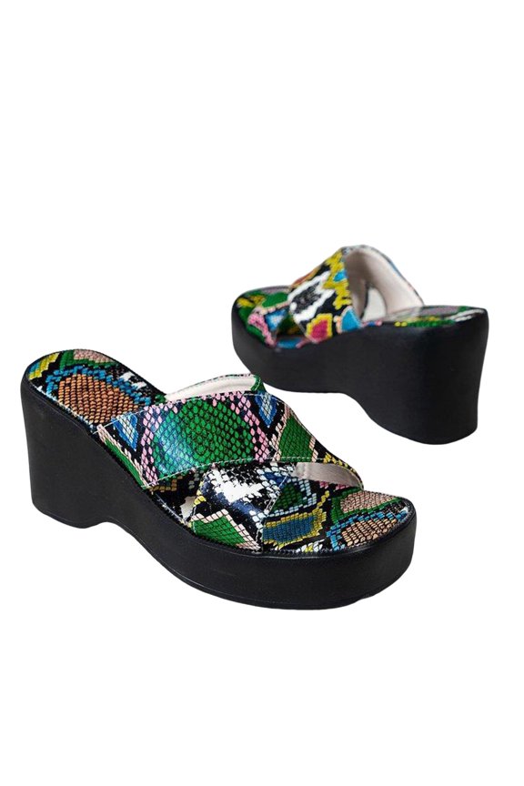 Women Sandals clearance for Juebong Platform Sandals for Women Dressy Wedges Slides Bohemia Sandals Thick Soled Sandals Open Toe Slip on Platform Slides Ladies Slippers Beach Sandals