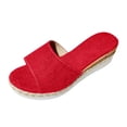 thumbnail image 1 of Women Sandals clearance for Juebong Platform Slip on Espadrille Sandals for Women Wedges Slides Bohemia Sandals Flatform Open Toe Beach Sandals, 1 of 4