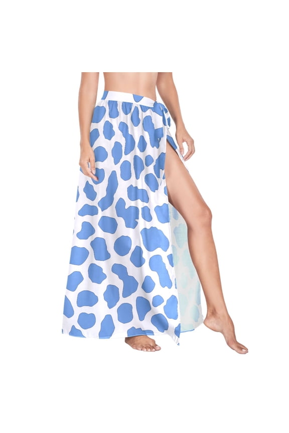 Women Sarong Wraps Leopard Pattern-a1 Swimsuit Beach Pareo Bikini Coverups Skirt L