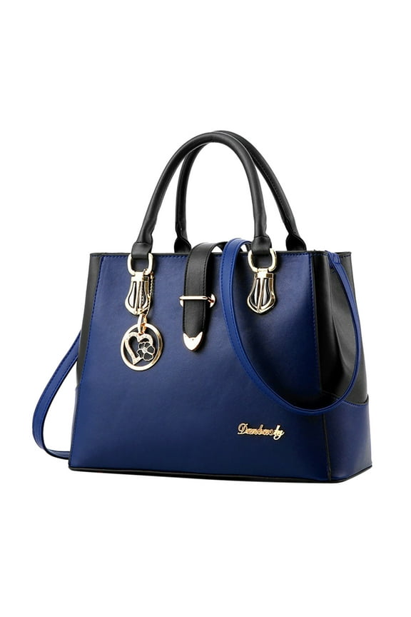 Women Satchel Bags Fashion Leather Top Handle Shoulder Handbags Zipper Crossbody Purse Tote Work Bags Ladies