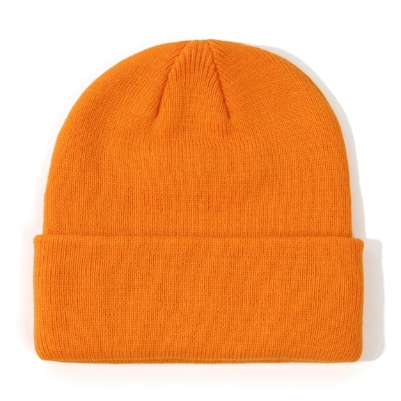 Women Satin Lined Knit Beanie Hat Winter Hats for Women Men Silk Lining Soft Slouchy Warm Cuffed Beanie Hat