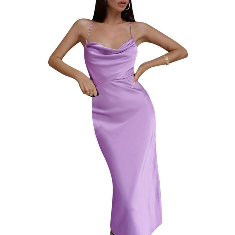 Satin one top piece dress