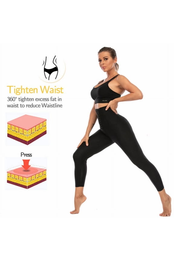 Women Sauna Sweat Pants Hot Thermo Slimming Workout Leggings High Waist Fitness Exercise Training Yoga Shorts Capris Leggings