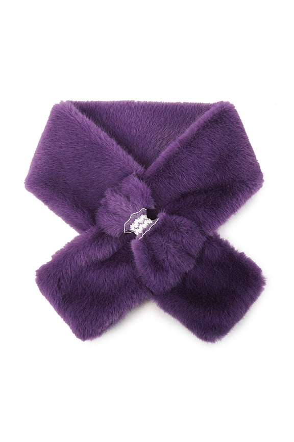 Women Scarf Autumn And Winter Thickened Solid Color Cute Fashionable Thickened Warm Scarf Running Neck Warmer Wool Scarf Men Winter Hair Satin Scarf Wrap Wild Rags for Women Silk Shari Rose Head