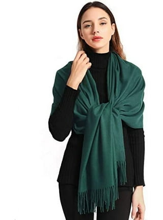D-GROEE Women Winter Thick Knit Wrap Chunky Long Soft Keep Warm Scarf Shawl  for Outdoor